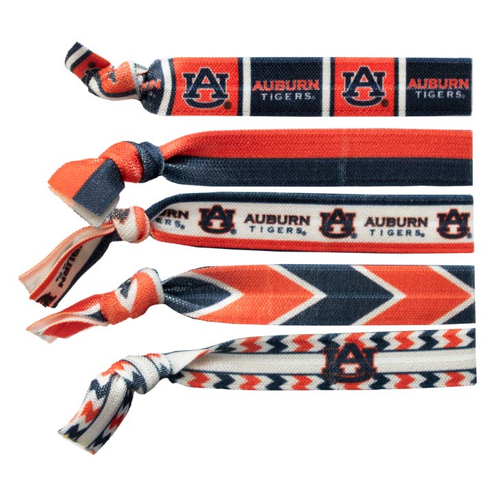 NCAA Auburn Tigers Knotted Hair Tie for wholesale by Little Earth Productions
