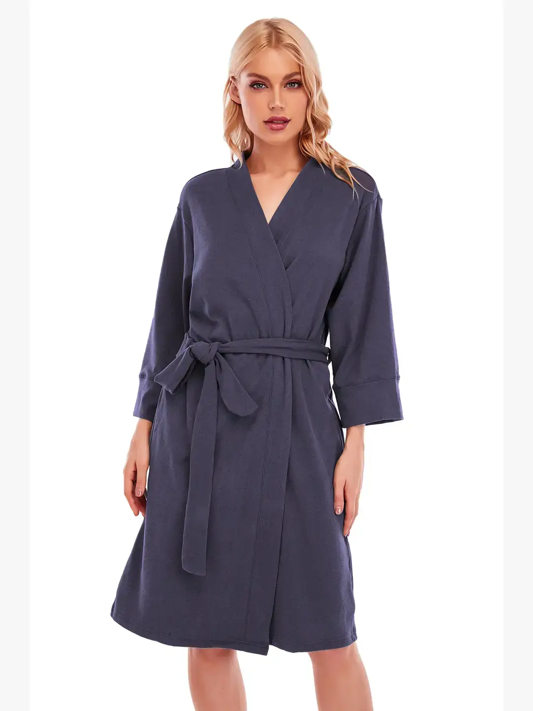 GEXWORLDWIDE - Vente Peignoir – femme - Peignoirs pour femmes en micro-polaire légère1