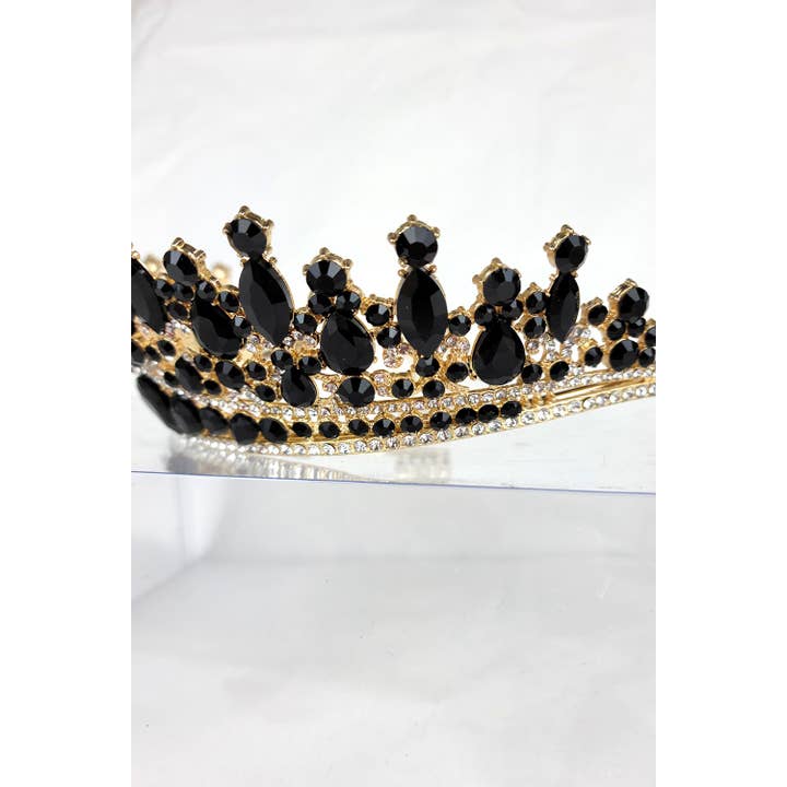 Chicas - Wholesale Tiara - Women's - One Size Fits All Tiara With Jewels HT93227