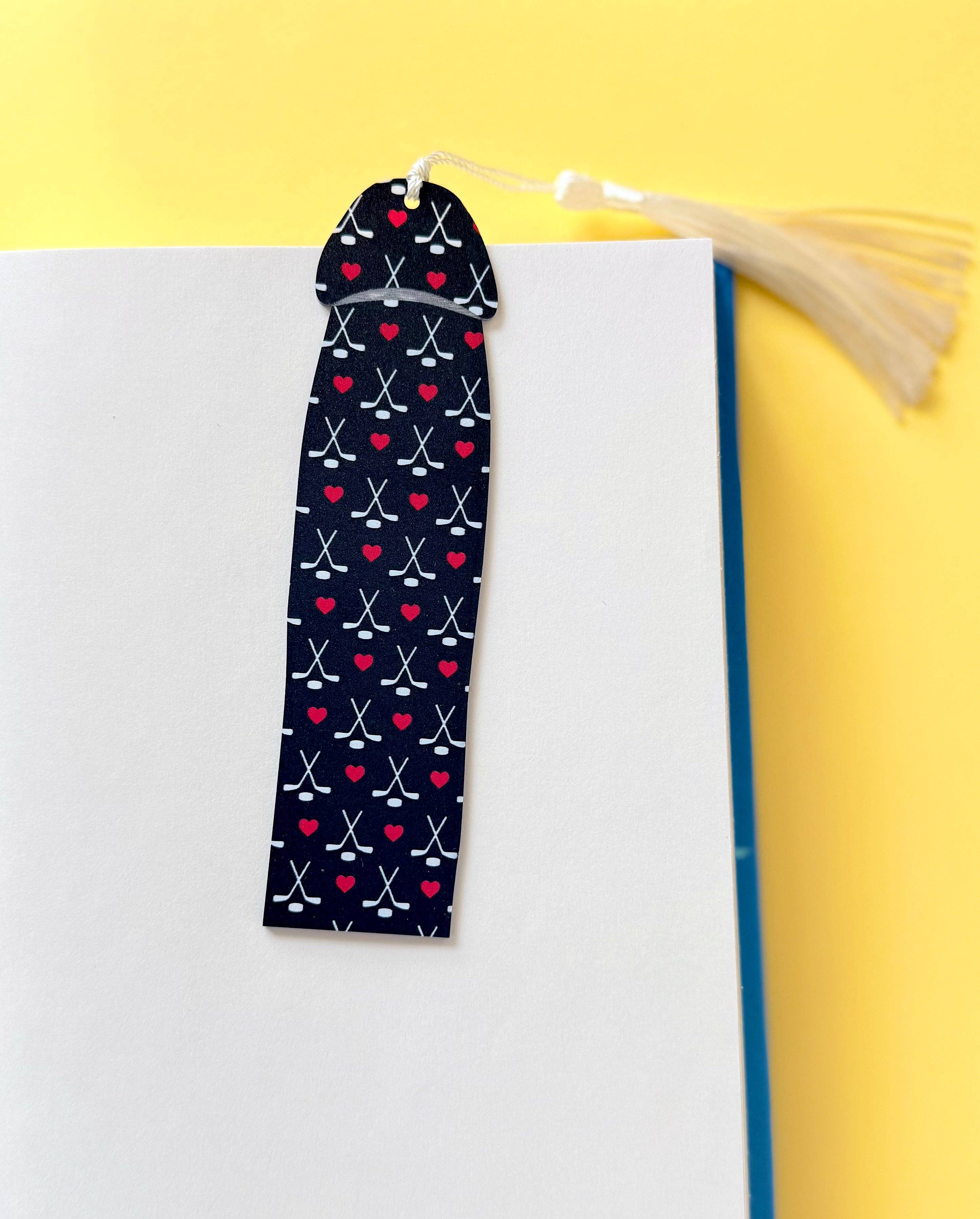 Cockmark - Wholesale Bookmark - I Love Hockey Cockmark0