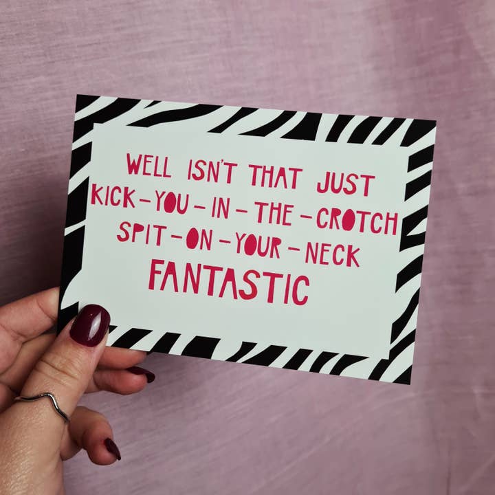 Friends quote A6 print for wholesale by Jade Muat-Dodd