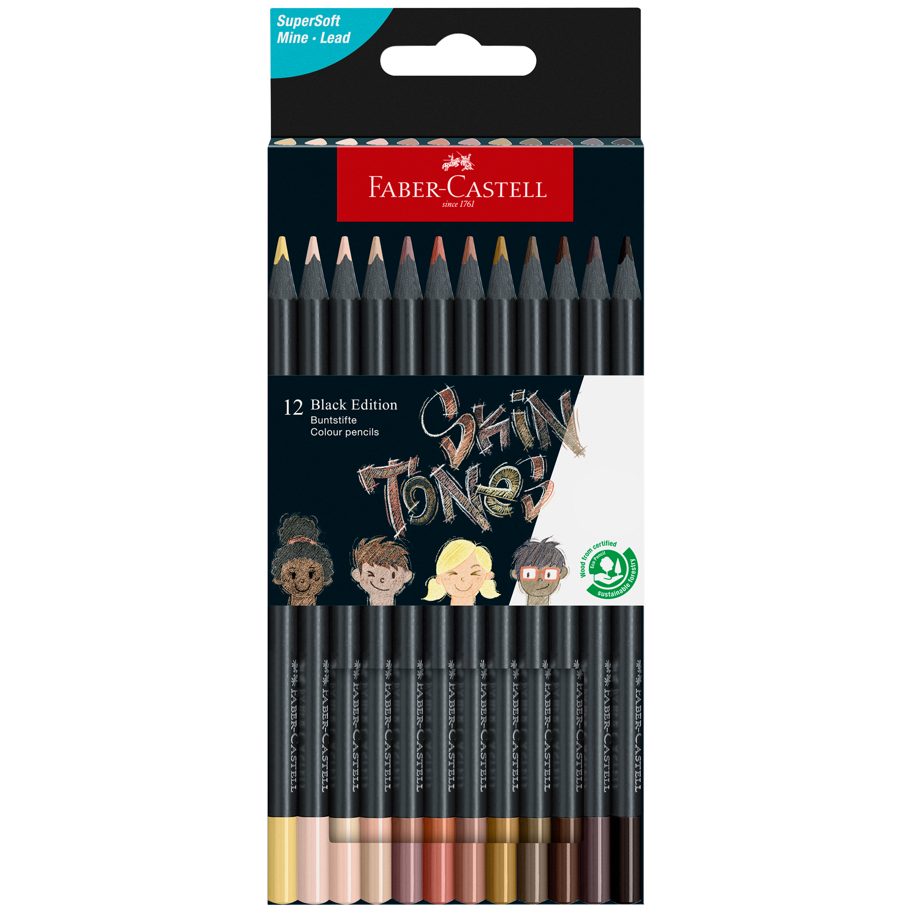 Faber-Castell / Creativity for Kids - Wholesale Colored Pencil - Black Edition Countertop Display4