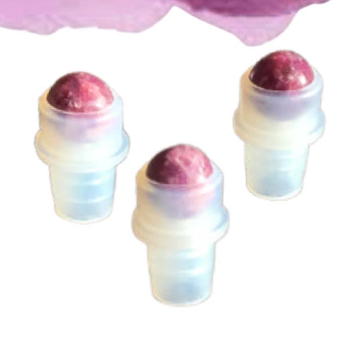 Inserts de bille en pierre précieuse LEPIDOLITE pour la vente par Essential Wellness - Body, Mind, Spirit