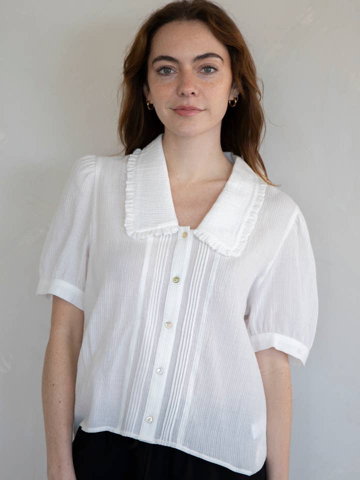 Ivory Lana Blouse for wholesale on Faire