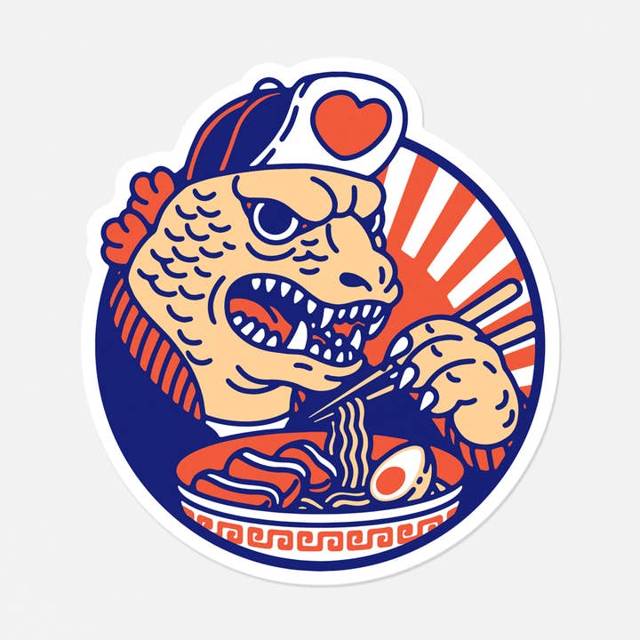 „Kaiju“ Vinylaufkleber für den Großhandel von Yeaaah! Studio