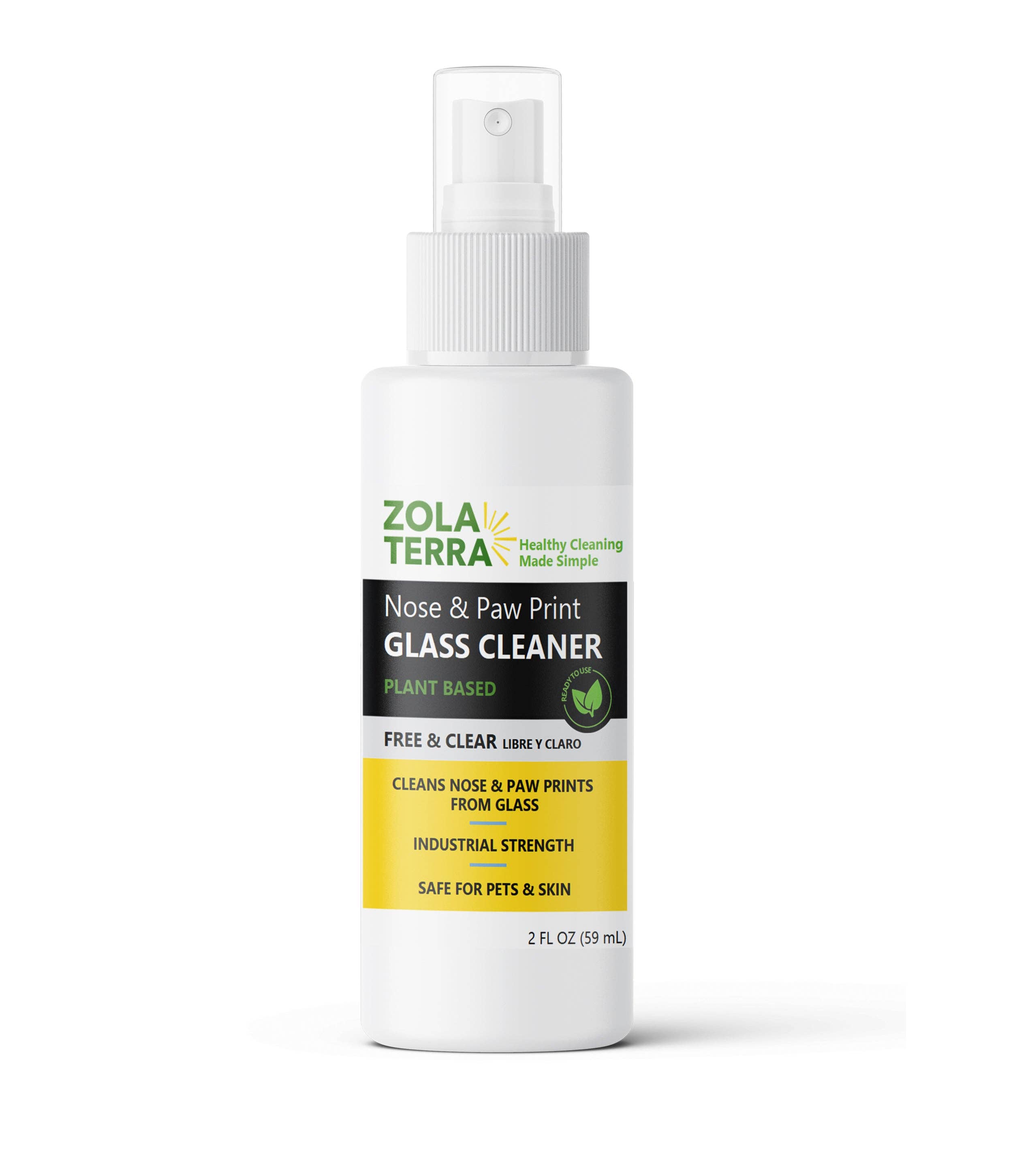 ZolaTerra - Wholesale Glass Cleaner - Pet Nose & Paw Print Glass Cleaner1