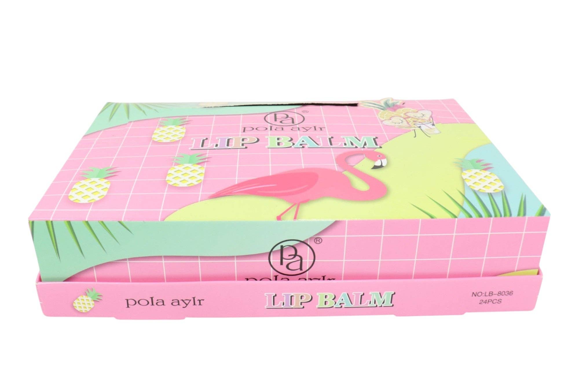 ASSORTI Baume à lèvres à l'ananas LB4319-1 (24PC) en vente sur Faire13