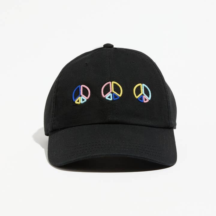 Peace Emblem Dad Hat for wholesale by Spiritual Gangster