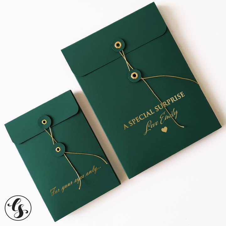 Thick Paper Photo / Card Envelope 4x6, 5x7, 6x8 with Logo for wholesale by L-site