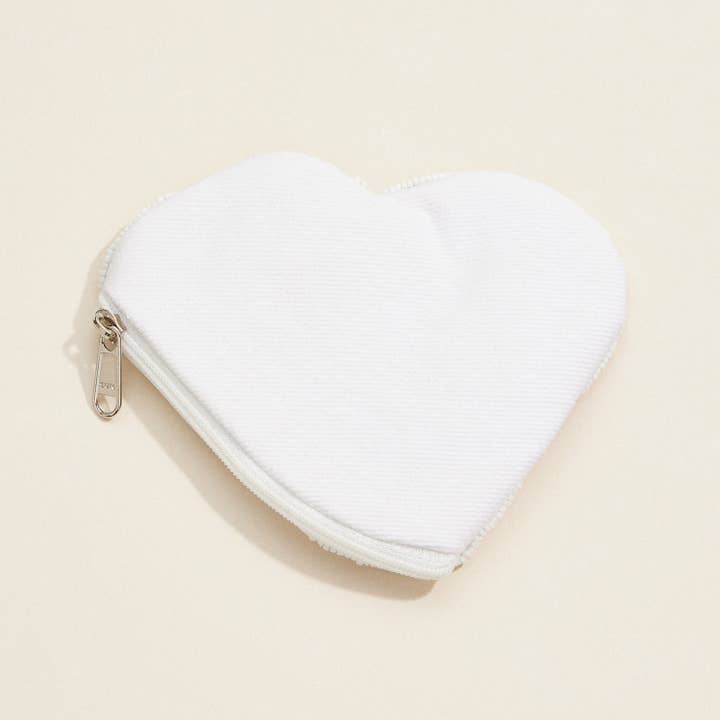 Multicolor Beaded Mermaid Heart Coin Purse with Sequin Zip Pouch for wholesale on Faire1