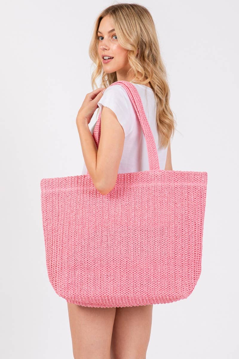 Anarchy Street – Engroshandel Tote bag - Dame – Stor hæklet strånettaske7