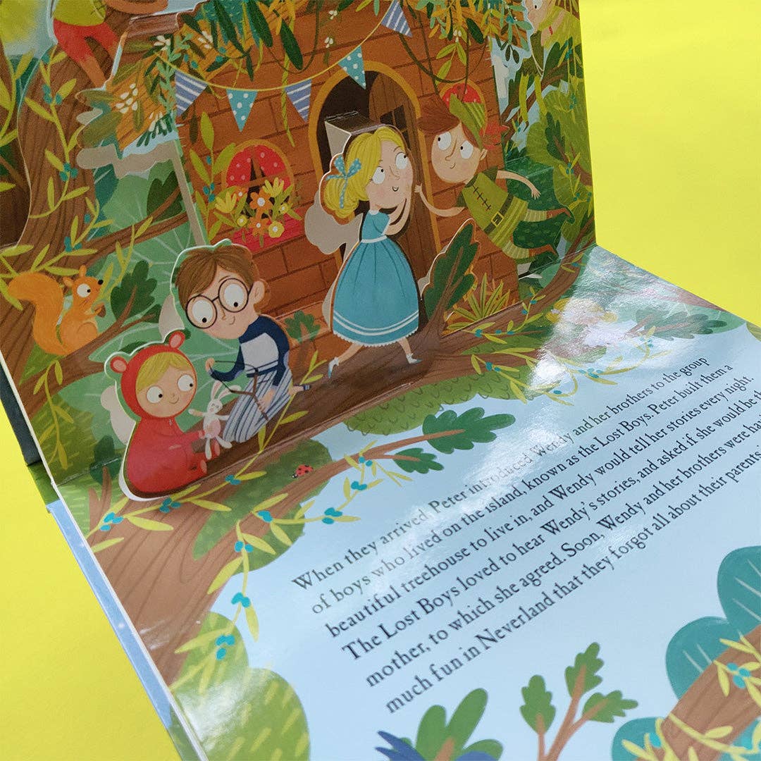 Robert Frederick Ltd - Wholesale Preschool Book (3-5) - Peter Pan - Children’s Fairy Tale Pop-Up Book3