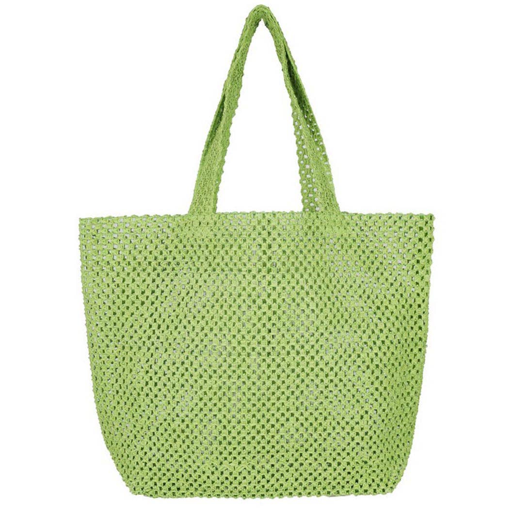 3AM BY H&D ACCESSORIES – Engroshandel Strandtaske – MASSIV HÆKLET HALMPOSE6