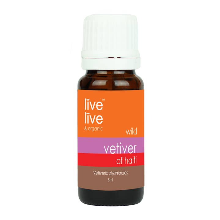 Olio essenziale di Vetiver di Haiti, 5ml per la vendita all'ingrosso da parte di Live Live & Organic