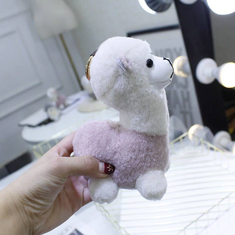 FurDecoration - Wholesale Keychain - Women's - Alpaca Fur Bag Charm Keychain Accessory2