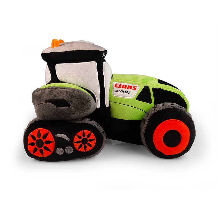 American Hobbies & Merchandising - Vente Peluche – enfant et bébé - Jouet en peluche souple UH Kids Claas Axion avec Half Tractor4