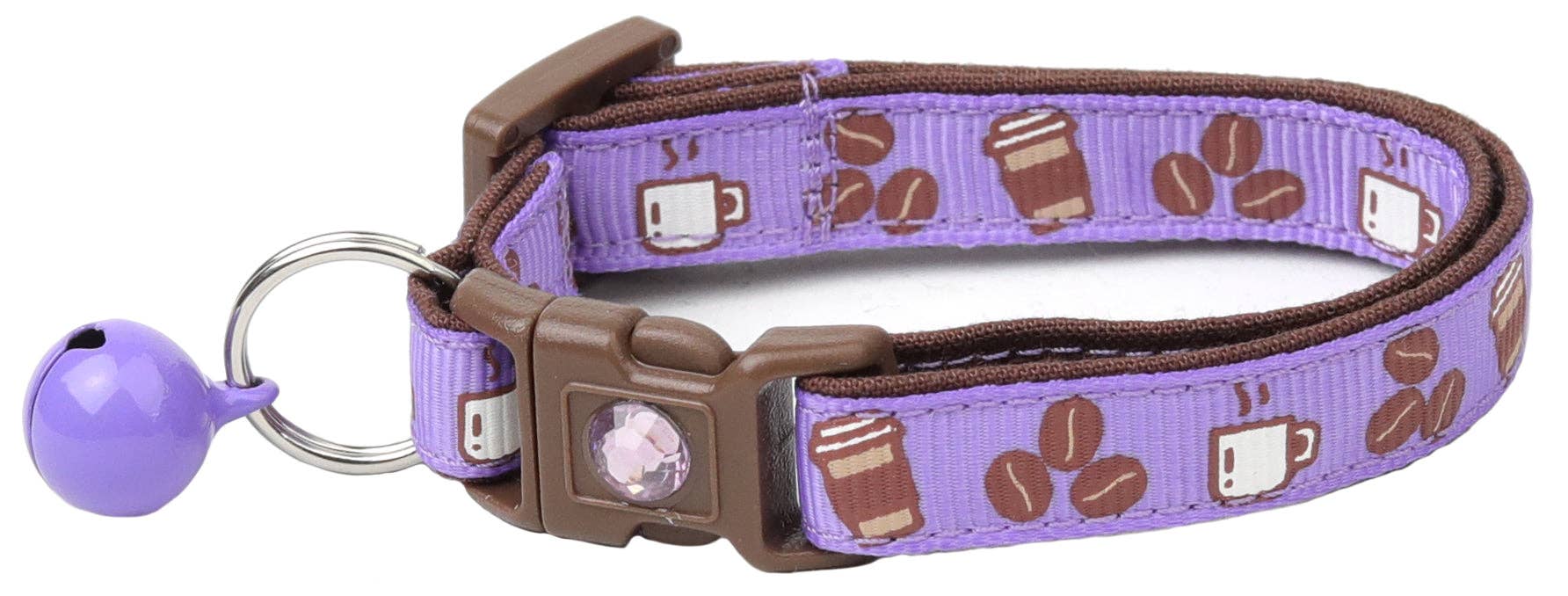 From Pugs to Persians Pet Accessories, LLC - Wholesale Pet Collar - Cat - Coffee Beans Breakaway Cat Collar41