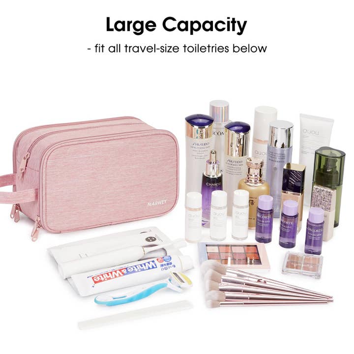 Toiletry Bag Traveling Dopp Kit Water-resistant Shaving Bag for wholesale by wandf