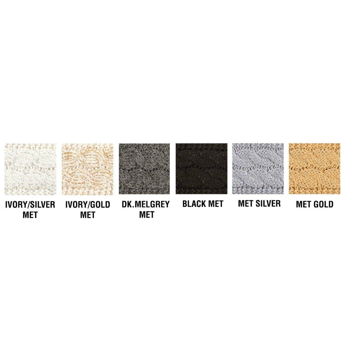 Truly Contagious - Vendita all'ingrosso Fascia per capelli - Donna - Copricapo foderato metallico CC (HW-20 METALLIC)5