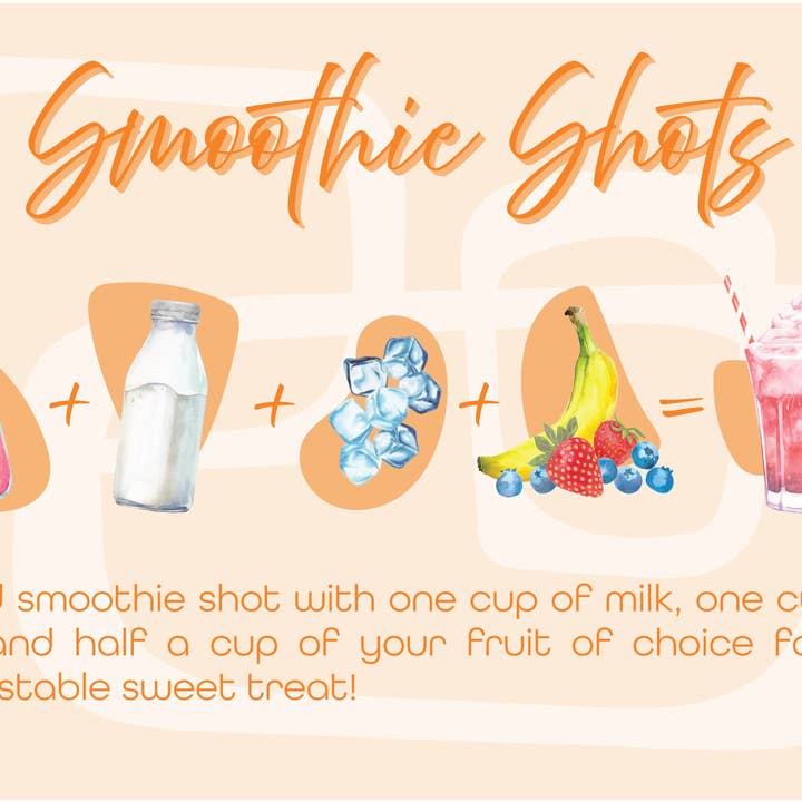 Mixology - Wholesale Cocktail mix/syrup - Fruit Smoothie Bags or Shots9