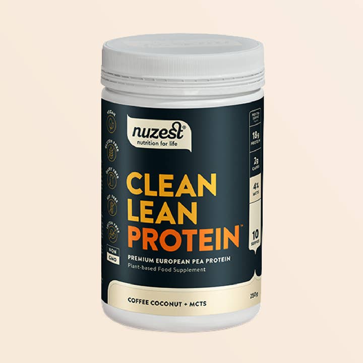 Proteína Lean Limpa - Proteína de Ervilha - Coco Café + MCTs por atacado de Nuzest
