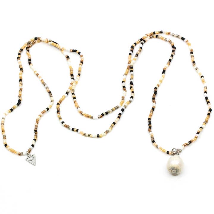 Natural Pearl Halsband Multi for wholesale by 7East