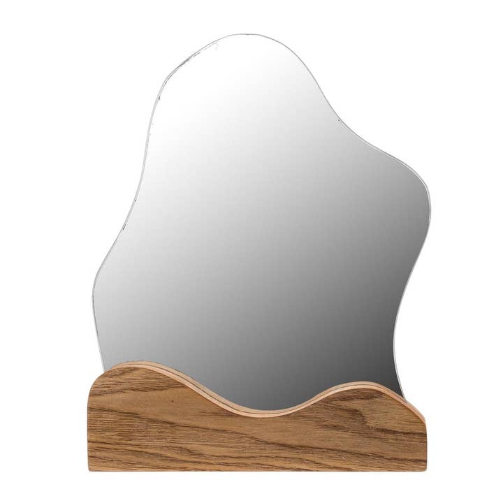 Truu Design Charming Cloud Table Mirror with Wood Base for wholesale by Truu Design