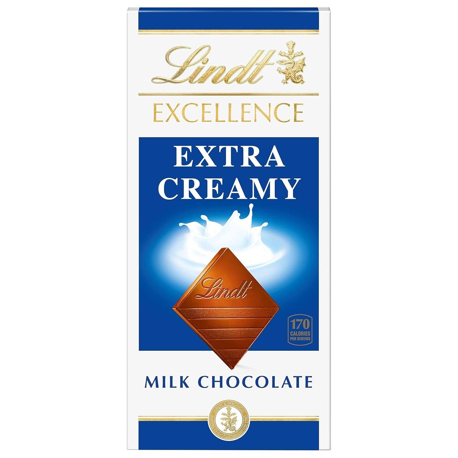 BranVx Distributors – wholesale Chocolate bar – Lindt Excellence Extra Creamy Milk Chocolate Bar 3.5  Oz0