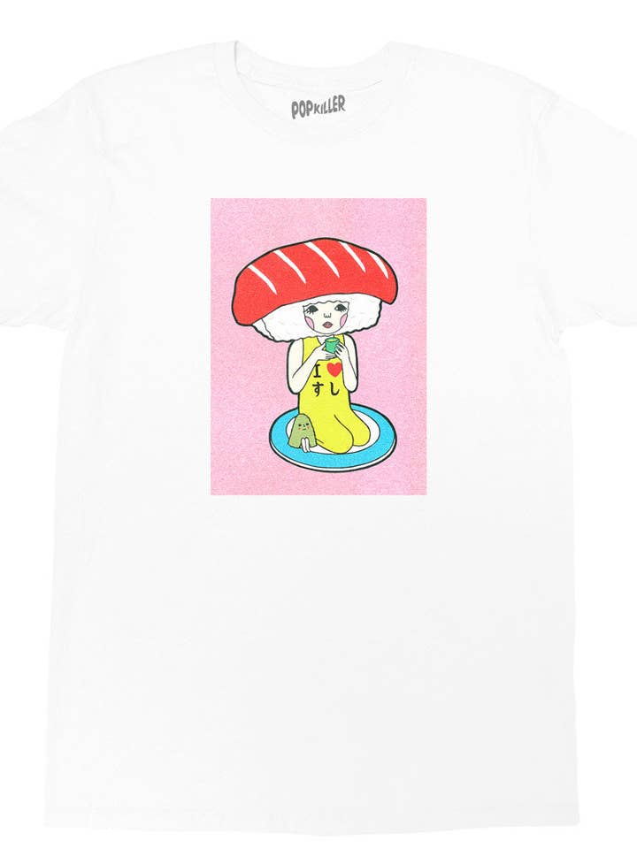 Popkiller Artist Series Naoshi Sushiko Klassisk T-shirt för wholesale av Popkiller