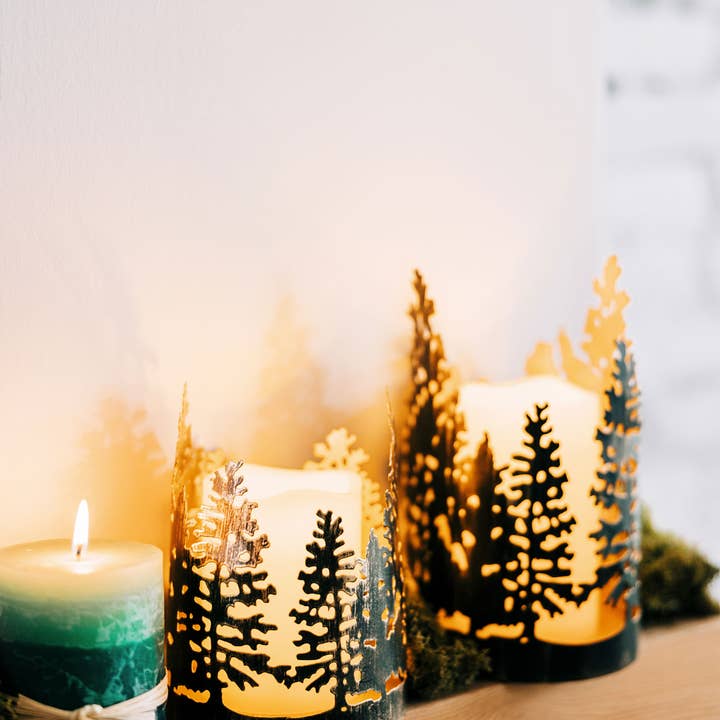 Ten Thousand Villages - Wholesale Candle Holder - Forest Shimmer Candleholder (MD)