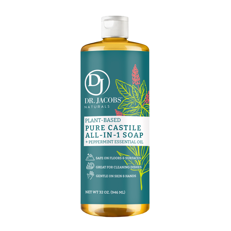 Dr Jacobs Naturals - Wholesale All-Purpose Cleaning Spray - All in 1 Pure Castile Soap Cleaner 32 oz4