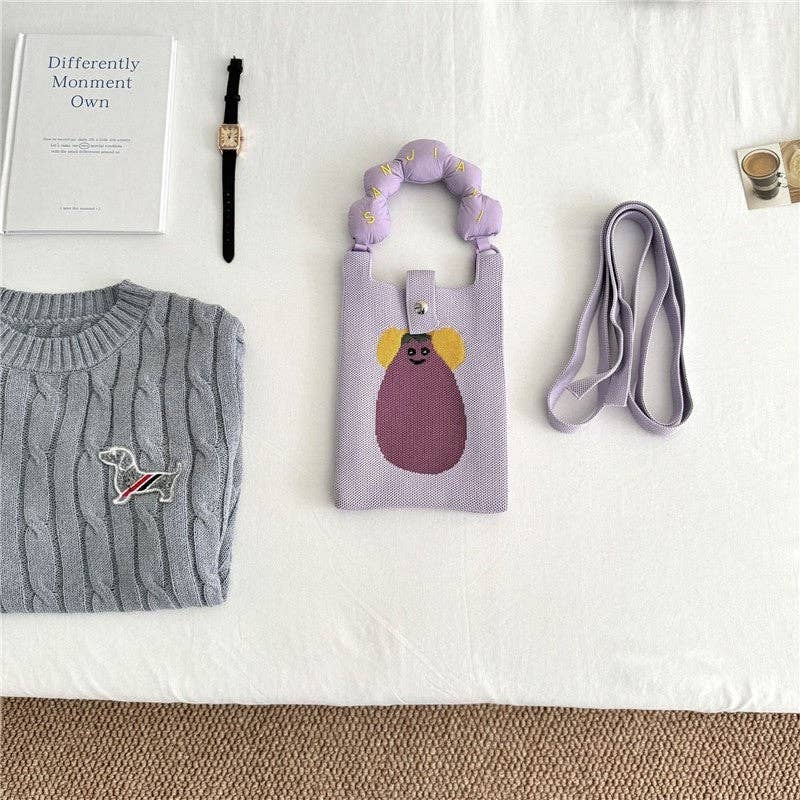 liqubit - Wholesale Crossbody Bag - Women's - Knitted Single Shoulder Crossbody Mini Coin Purse3