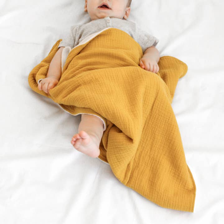 Bibak - Wholesale Swaddle - Baby - Mustard swadd3