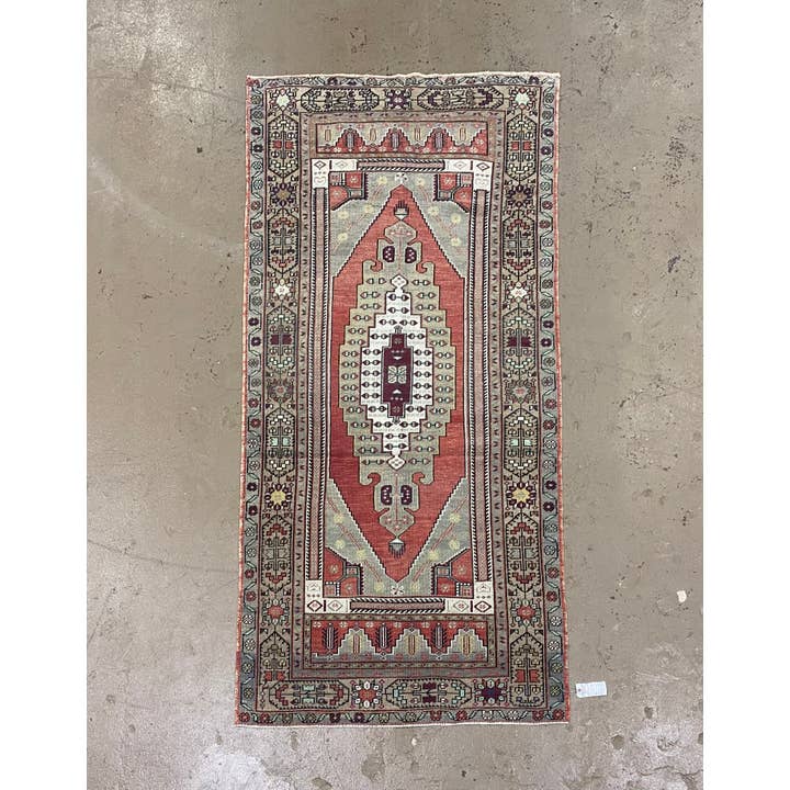 Vintage Turkish Area Rug | 4.1 x 8.6 for wholesale by Vintage Loomz