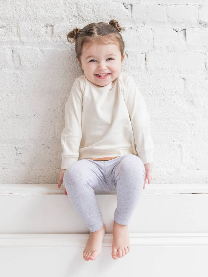 Colored Organics - Vente Sweat-shirt – enfant - Pull Portland biologique pour bébés et enfants - Naturel