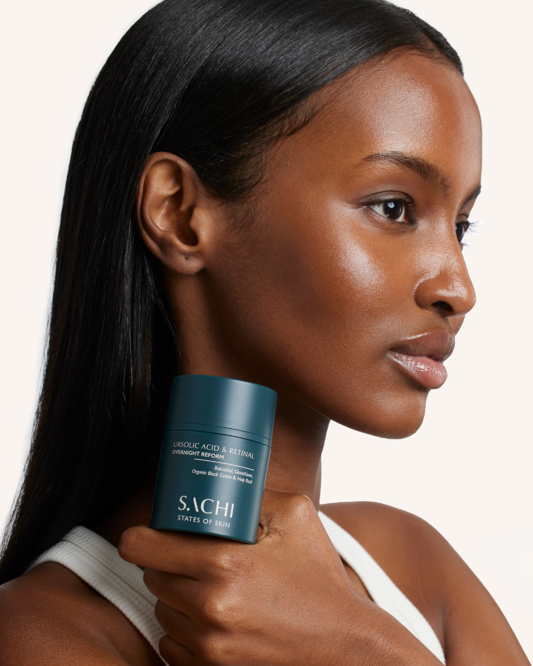 Sachi Skin – wholesale Facial moisturiser – Ursolic Acid & Retinal Overnight Reform - 30ml1