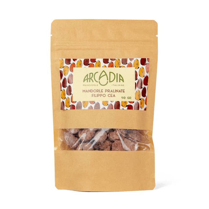 Filippo Cea Pralinated Almonds 90g for wholesale by Arcadia Mandorle