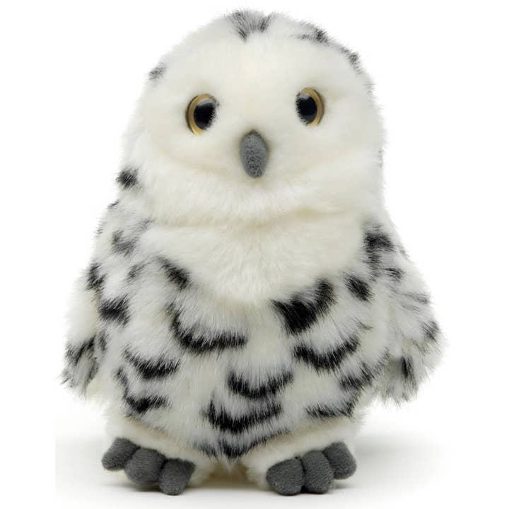 Uni Toys – Engroshandel Plyslegetøj - Børn og baby – Sneugle - 17 cm (højde) - kosel/plyslegetøj