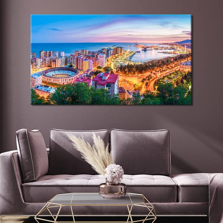 Nachtleven in Malaga voor wholesale door Meeko Print