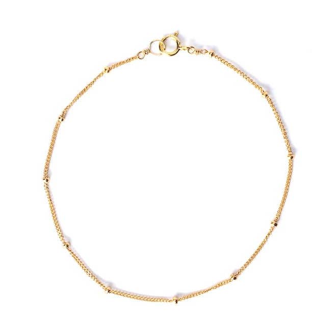 Guld satellit Anklet för wholesale av Danae