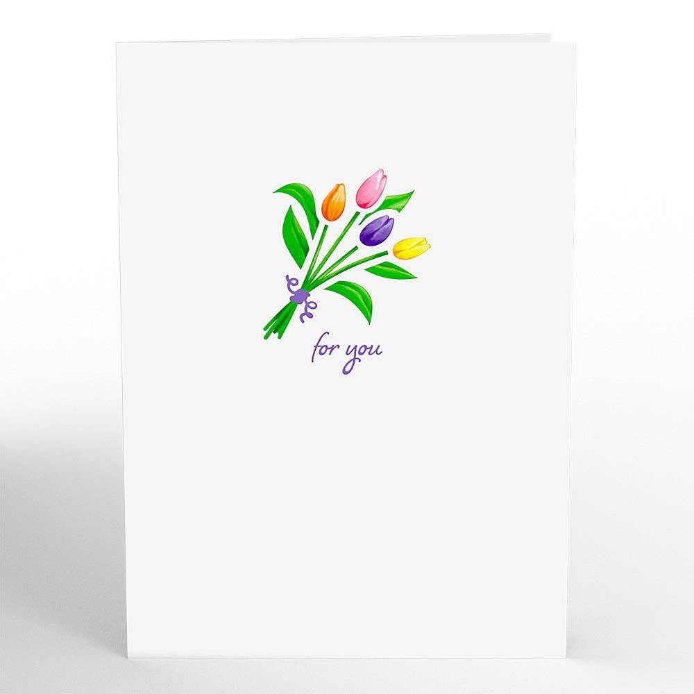 Lovepop Cards - Wholesale Everyday Greeting Card - Tulips Pop-Up Cards 5x7", Flower Vase, Handmade3