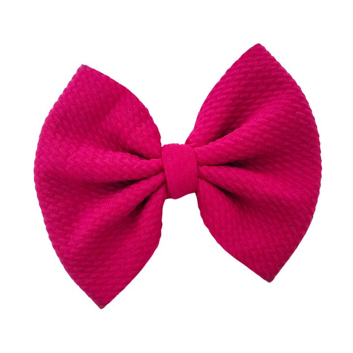 Sophia Hair Bow - Magenta for wholesale by Caylee & Co