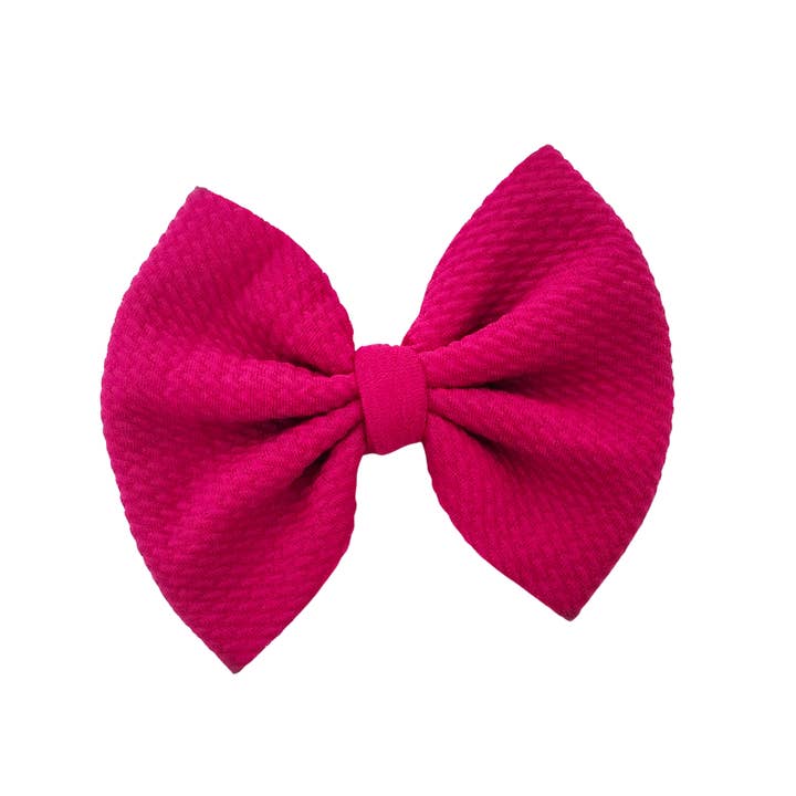 Sophia Hair Bow - Magenta for wholesale by Caylee & Co