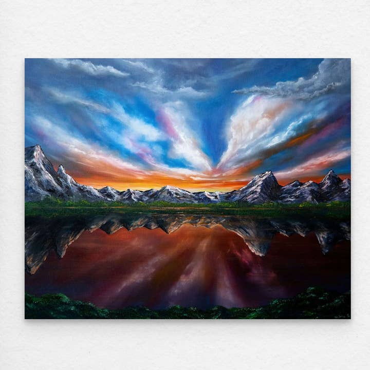 Dusk Reflections for wholesale by Tricia Makes Art