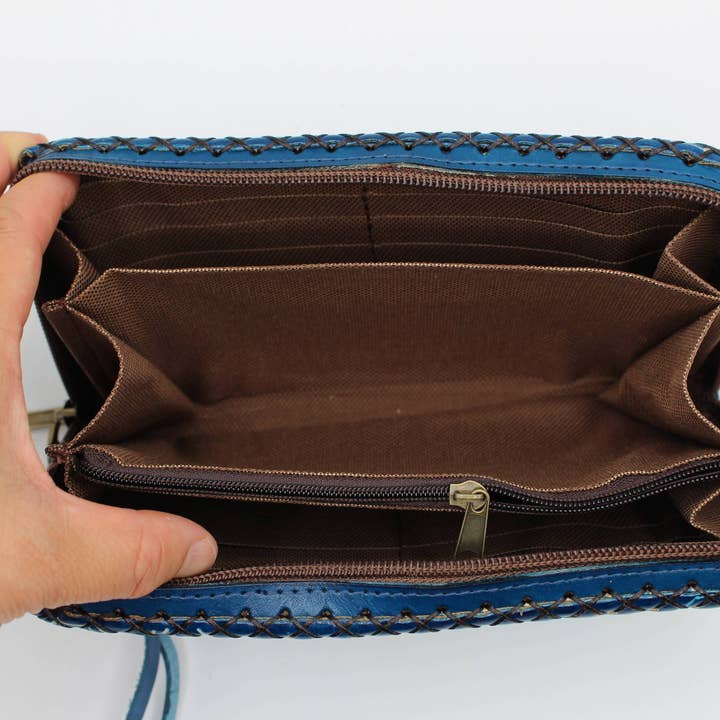 Sunflower Handmade leather inc – Carteira - Mulher por atacado – Carteira artesanal em couro para abelhas3