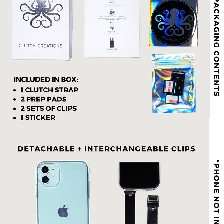 Clutch Creations - Wholesale Phonecase Strap - Brown Leather Detachable Original Lanyard Phone Strap2