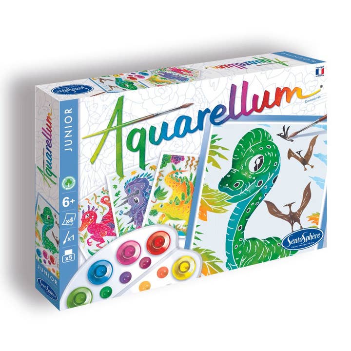 Just Imagine Toys - Wholesale Art Set - Kids & Baby - Paint by Numbers - Aquarellum Dinosaurs - Medium2
