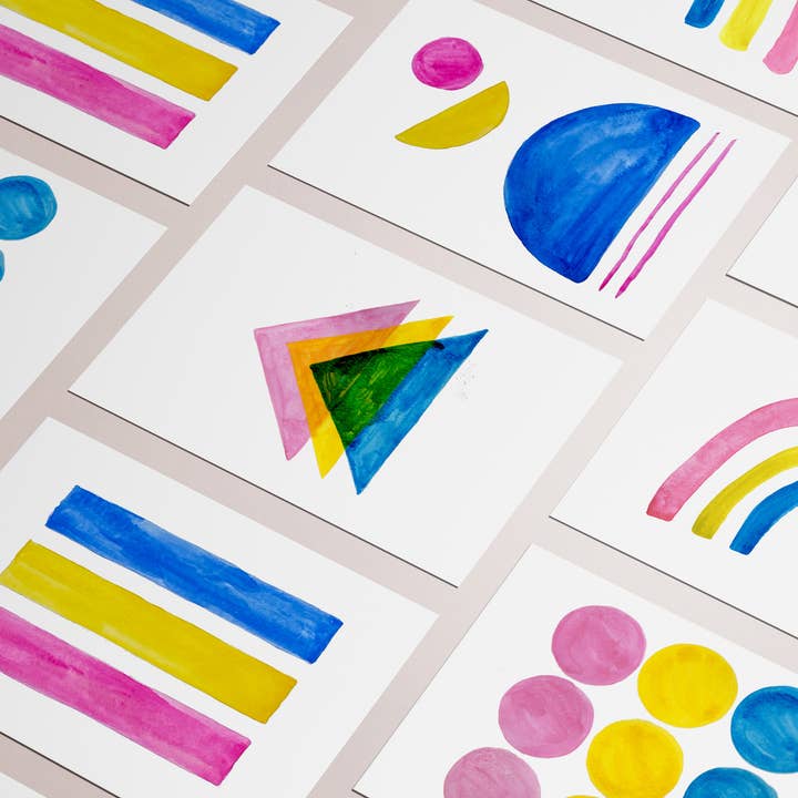 Confezione da sei biglietti d'auguri Pansexual Pride per la vendita all'ingrosso da parte di Shop Intaglio