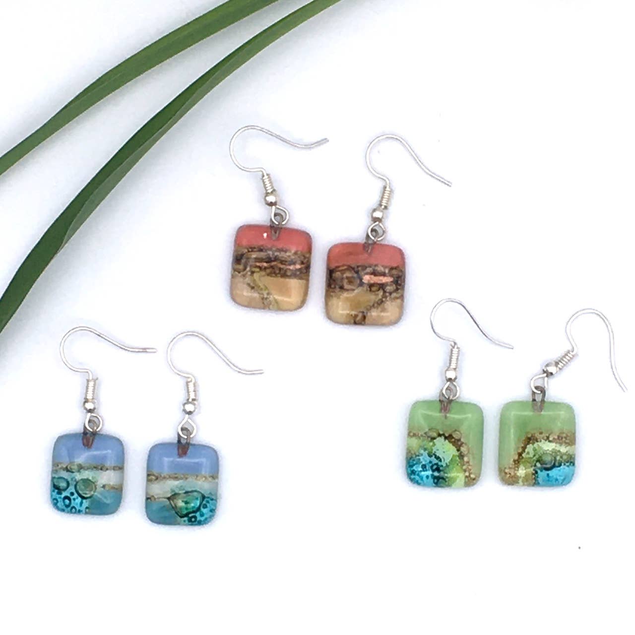 Women of the Cloud Forest - Wholesale Dangle Earrings - Glass Earring Assortment (24 units of mixed shapes)4