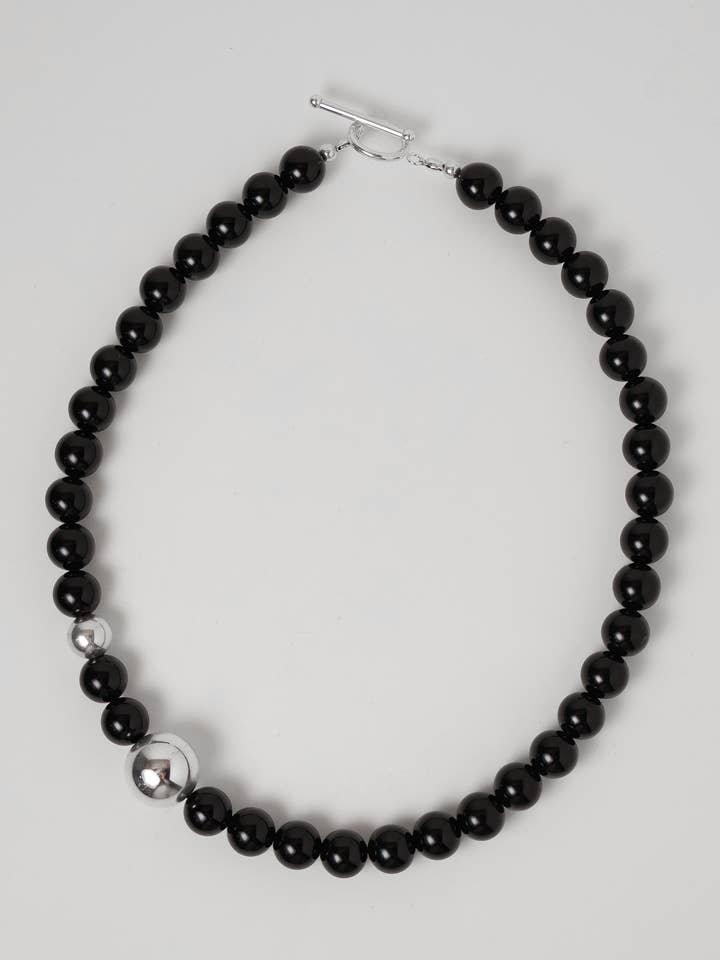 Colar Ágata Dylan Negra por atacado de RBCCA KSTR Jewellery